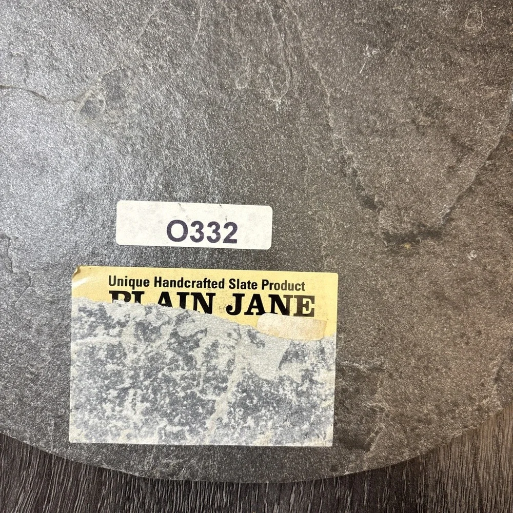 VTG Rustic BED & BREAKFAST Handcrafted Slate Stenciled Plaque by PLAIN JANE 9x7